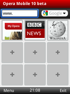   Opera Mobile 10