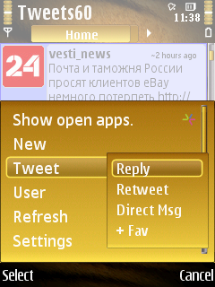  Twitter-   Symbian S60