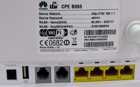 Huawei B593, CPE   LTE/WiFi   