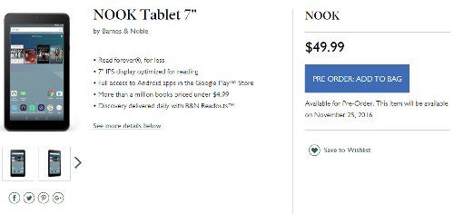 :  7-  Barnes & Noble   $49,99