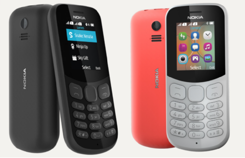 :   Nokia 105  Nokia 130  