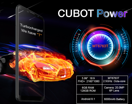 : Cubot Power  6  , 128     6000 