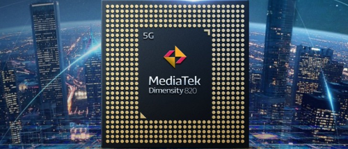 :  MediaTek Dimensity 820  