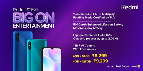 : Redmi 9i     4     