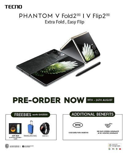 : Tecno Phantom V Fold 2, V Flip 2      