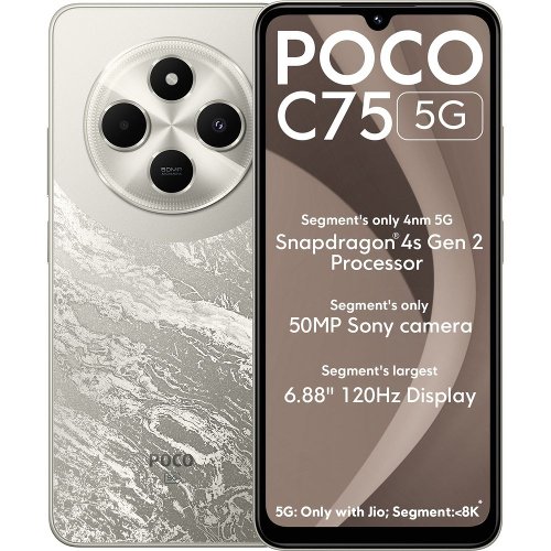 : Poco C75 5G  5G-  Snapdragon 4s Gen 2