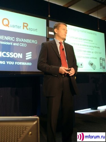 Carl Henri Svanberg,   CEO  Ericsson,   -      3Q04