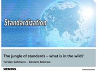 The jungle of standards - what is in the wild?