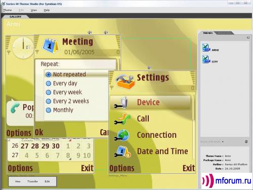 :        Theme Studio   Nokia Series 60 / MForum.ru

