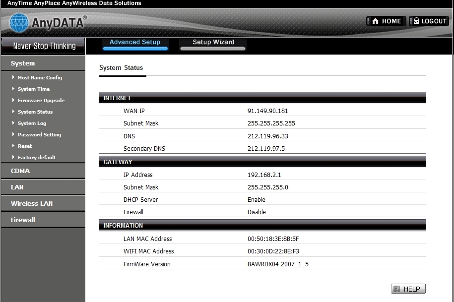 Anydata AWR-300A